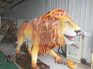 专业的仿真机械动物制作工厂，如何打造一只会动会叫的仿真狮子？