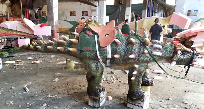 儿童游乐园人气互动游乐恐龙――2米甲龙电动车