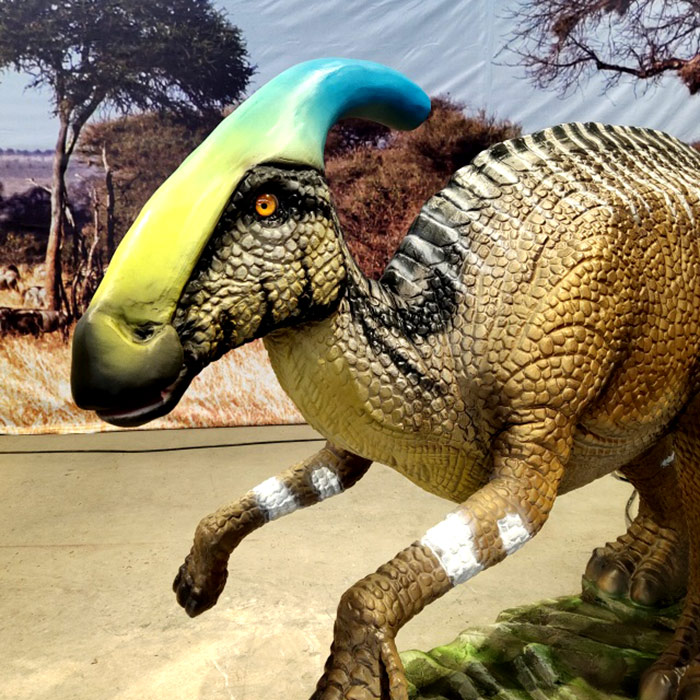 优选中小型仿真恐龙――5米副栉龙